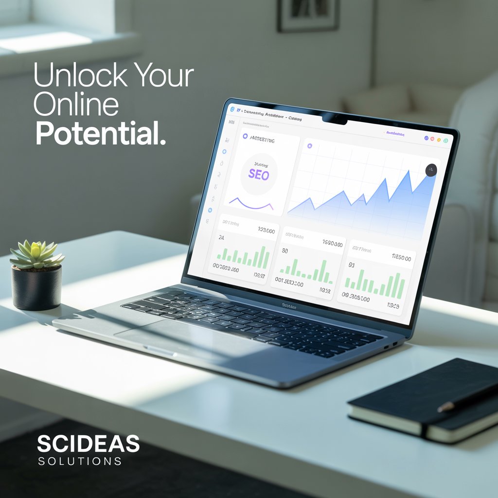 Scideassolution's tweet card. SCIDEAS Solution offers expert digital marketing services including SEO, social media, PPC, and web design to help your business grow online.