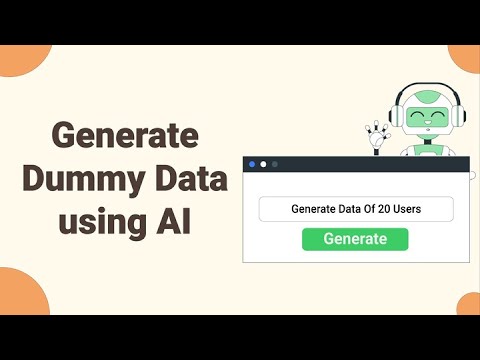 drapcode's tweet card. Generate Dummy Data using AI