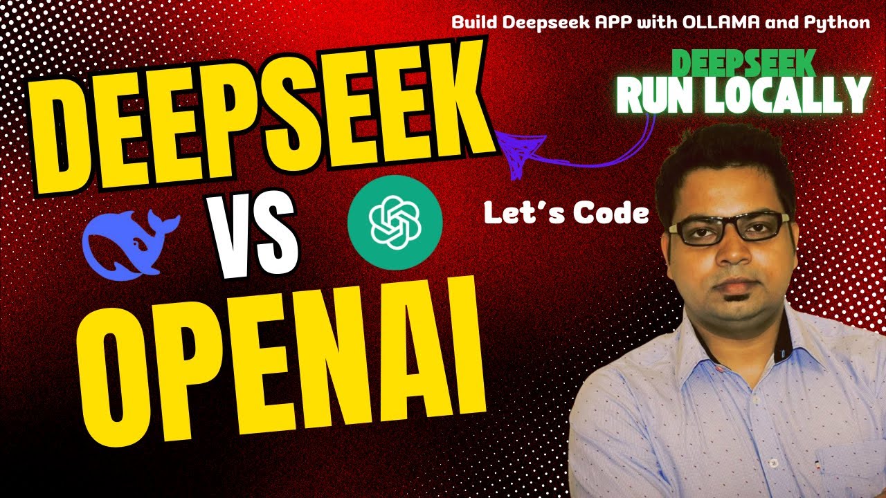 htngapi's tweet card. DeepSeek vs OpenAI: Build Your Own AI Chatbot with DeepSeek R1 –...
