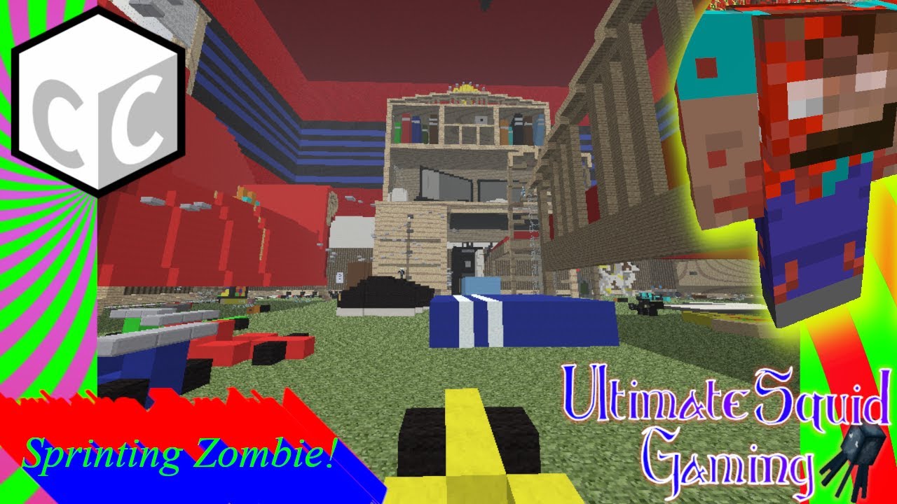 Squidygame's tweet card. Classicube - Humans Vs. Zombies - Sprinting Zombie!