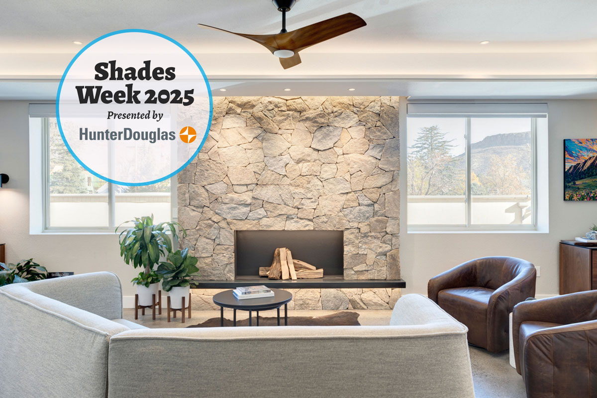 ResiSys's tweet card. Hunter Douglas Aura Illuminated Shades were chosen for the new ProSource venue due to their ability to change the way integrators think about shading.