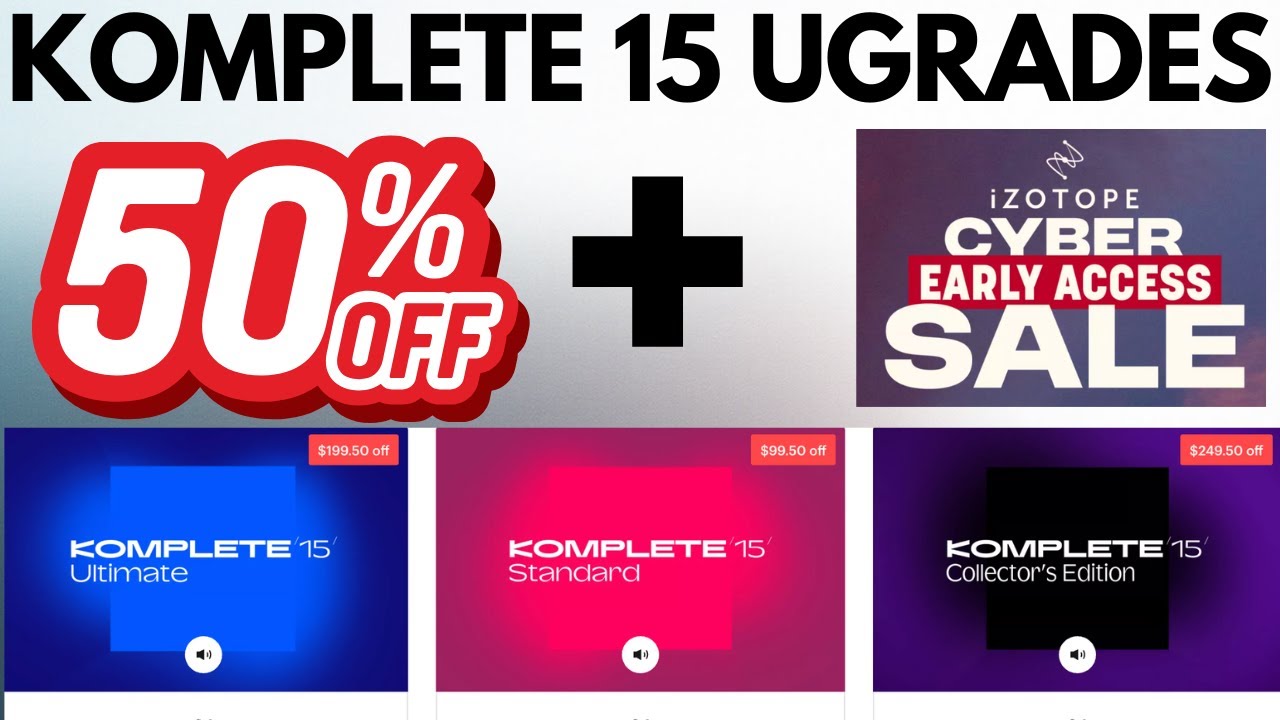 GregKocis's tweet card. HUGE Native Instruments Sale! Komplete 15 Upgrade Drops 50% — Don’t...