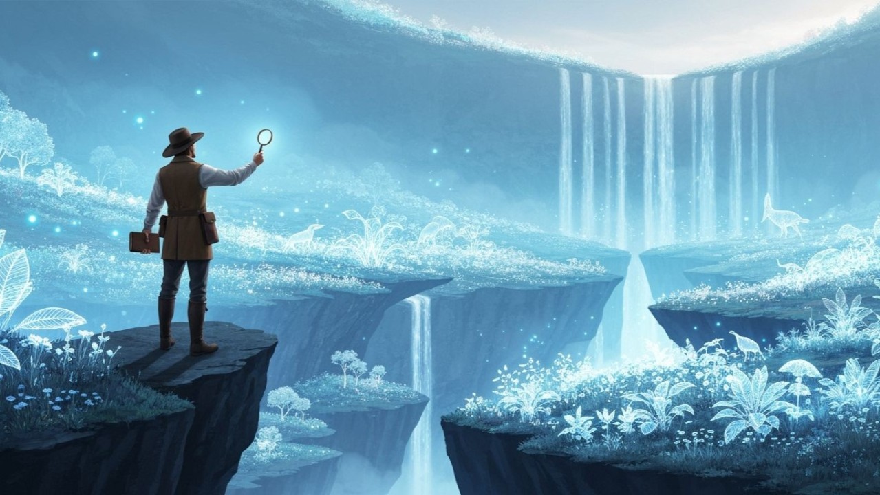 AIandCBm's tweet card. We're not building a single AI, but witnessing a digital biosphere emerge. A shift from engineer to ecologist. A new map for a new world.