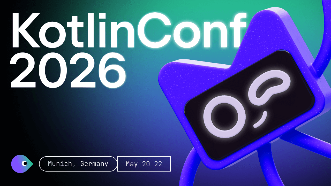 kotlin_found's tweet card. KotlinConf is the official Kotlin conference by JetBrains. It is a place for the community to gather and discuss all things Kotlin.