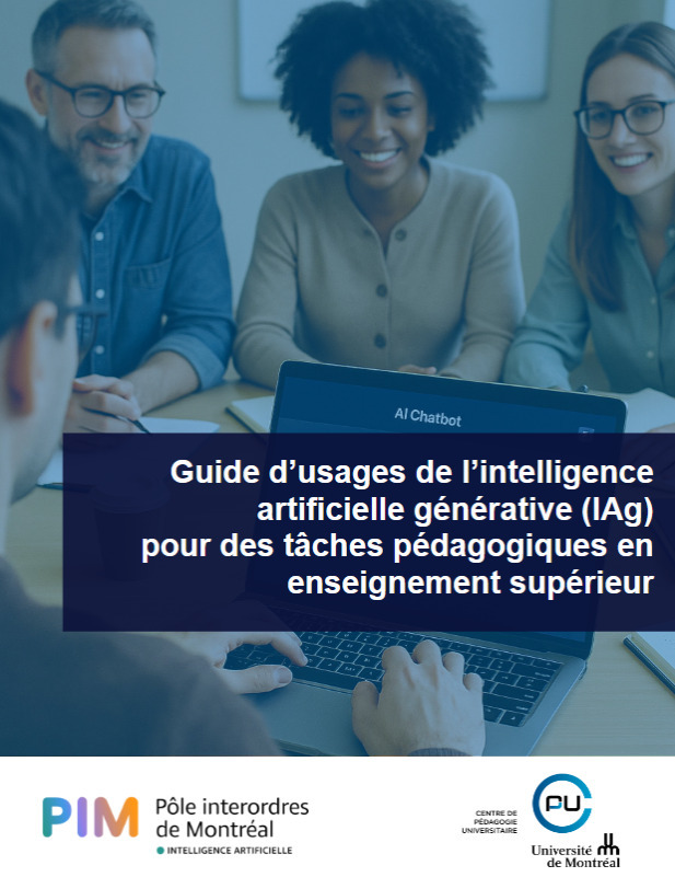 learningfeeds's tweet card. Ce guide du Centre de pédagogie universitaire de l’Université de Montréal explore l’intégration de l’intelligence artificielle générative (IAg) dans l’enseignement supérieur. Il propose des exemples...