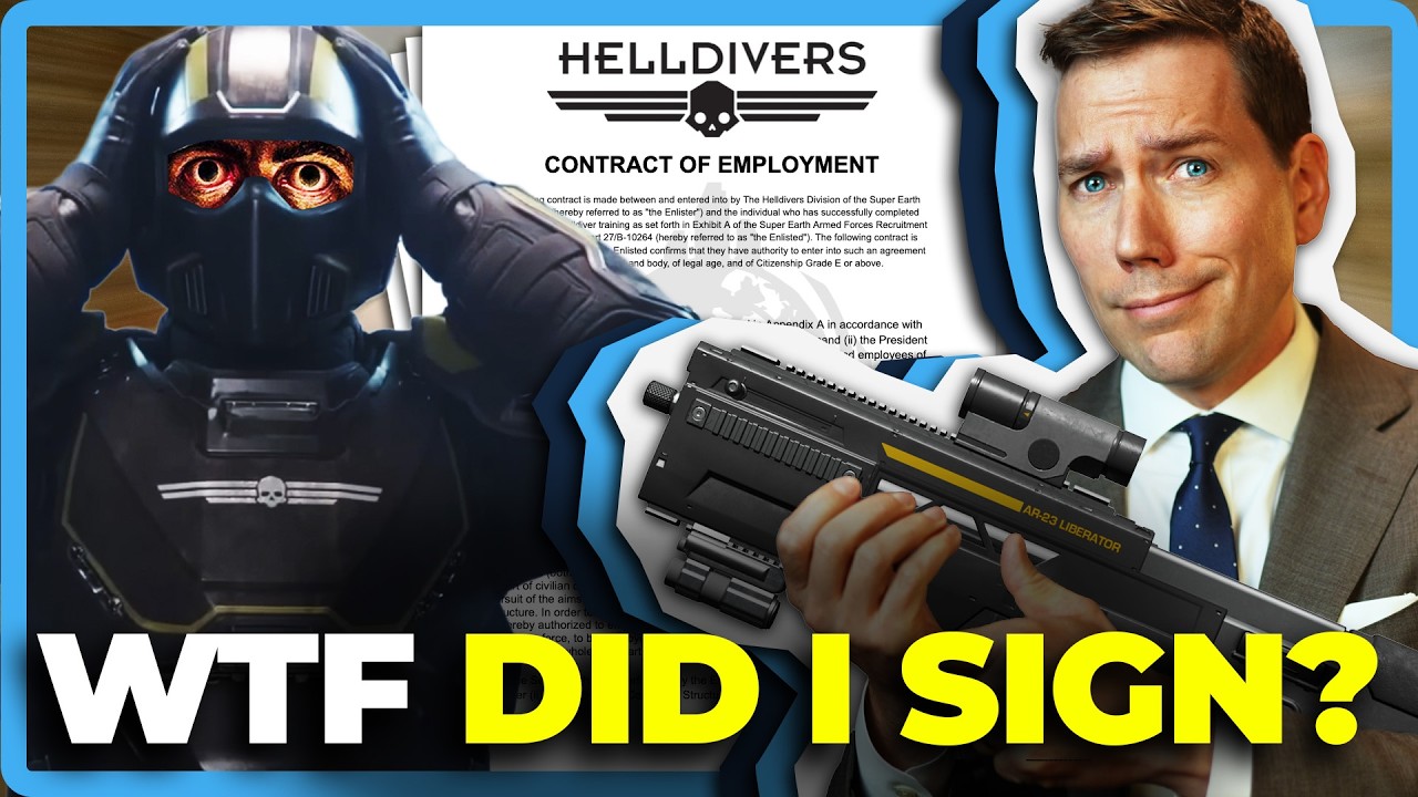 cse1vis's tweet card. Read The Contract Before Playing Helldivers 2