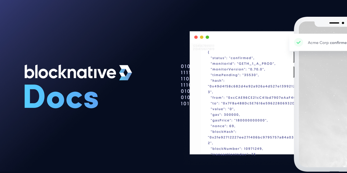 blocknative's tweet card. Transaction Boost | Blocknative Documentation