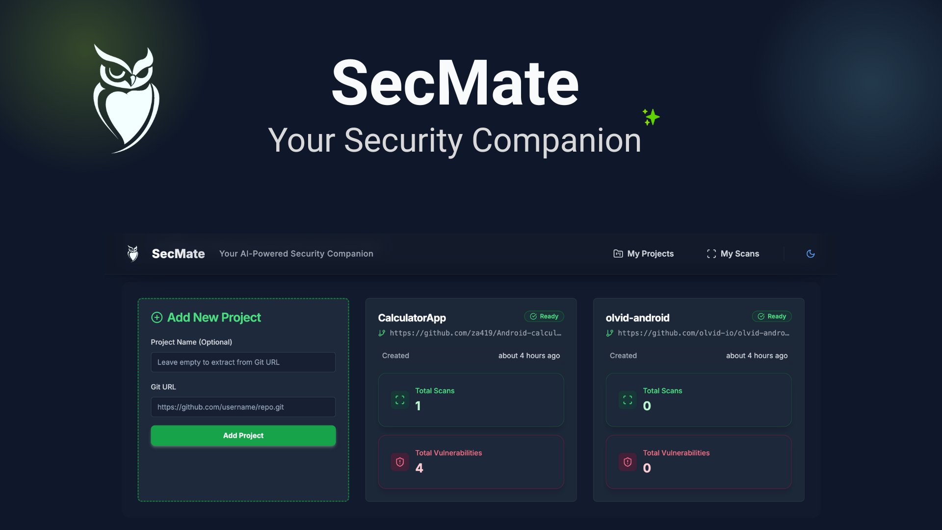 secmatedev's tweet card. Reduce your backlog and secure your code with AI that detects, triages, and fixes security issues automatically.