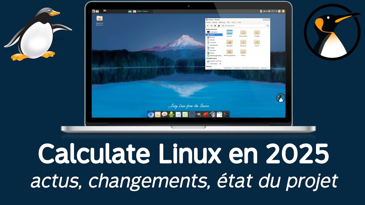 _adriend_'s tweet card. Calculate Linux en 2025 : actus, changements, état du projet !