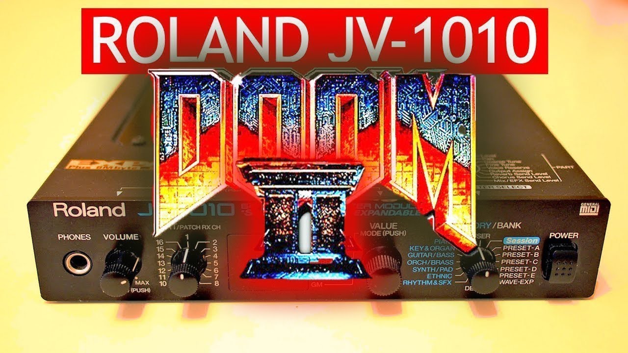 luismssilva's tweet card. Doom II (1994) MIDI soundtrack on pro Roland synth / Hell on earth