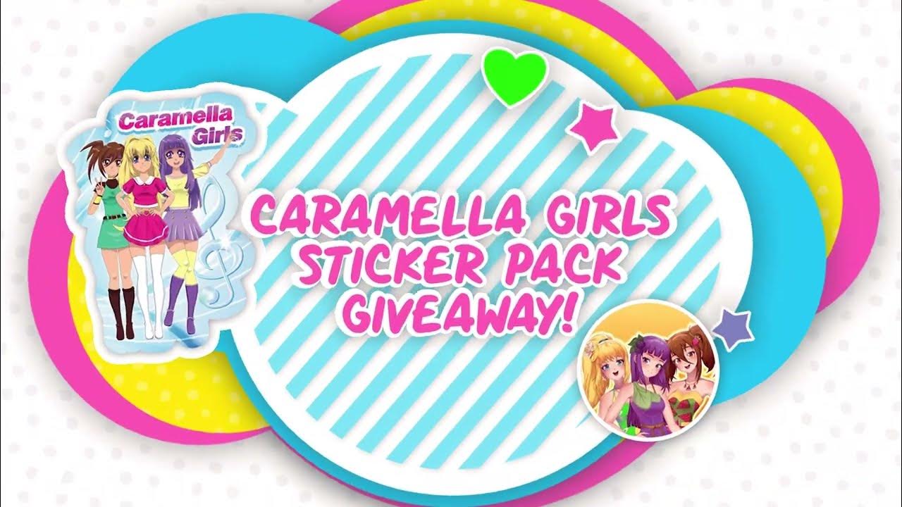 coreylee136's tweet card. Caramella Girls - Sticker Pack