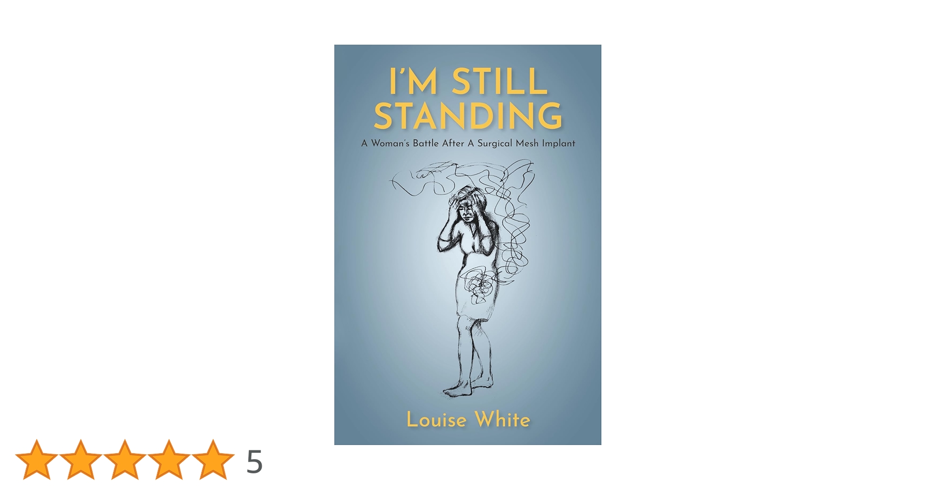 LouiseWhitemesh's tweet card. I’m still standing: A woman’s battle after a surgical mesh implant