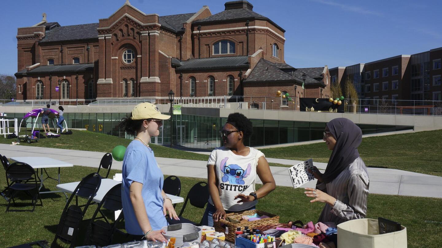 AP's tweet card. As student anxiety skyrockets, campus ministries are trying to help by not just offering the comforts of faith and community, but also creating collaborations with mental health professionals.