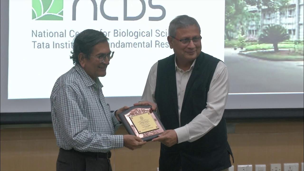 dev_mani's tweet card. Prof. Balaram's institute lecture