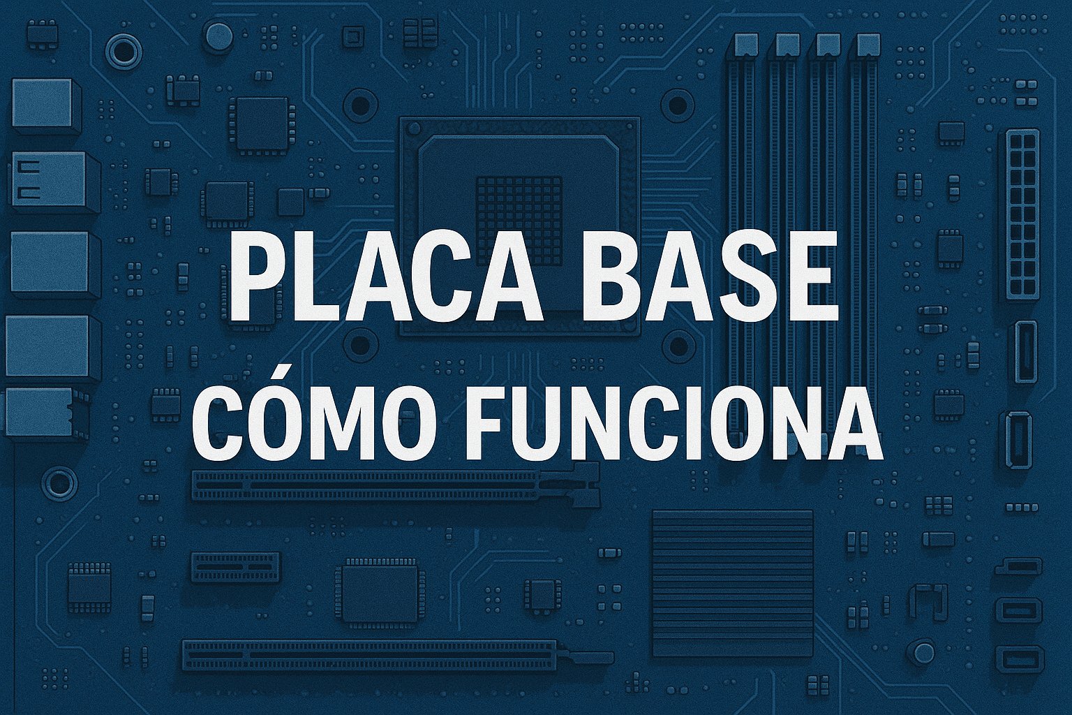 MejorPCX's tweet card. Descubre qué es una placa base, para qué sirve y cómo funciona. Guía completa para entender su papel en el PC y elegir la mejor para tu equipo.