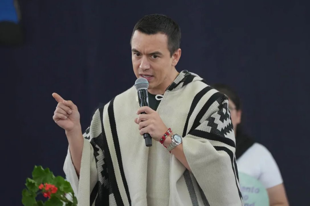 ProgIntl's tweet card. A referendum in Ecuador, backed by the US, threatens to dismantle the nation's progressive 2008 constitution, paving the way for US military bases and a neoliberal rollback of sovereignty.