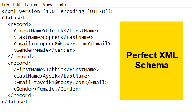 excelgraduate's tweet card. This article will teach you to create an XML schema based on your dataset in Excel. You will learn the rules & format regarding XML schemas.