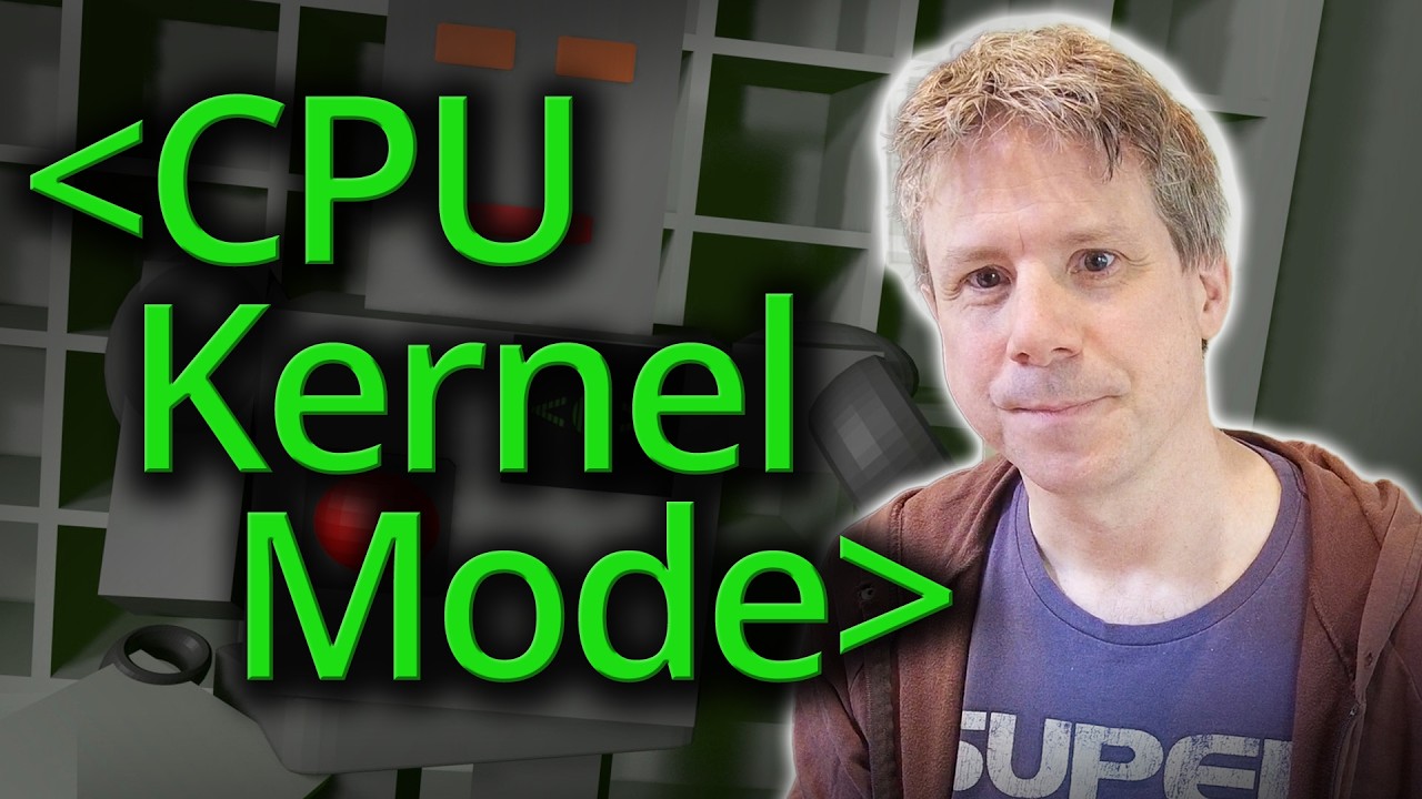 OSdev_'s tweet card. CPU Kernel Mode - Computerphile