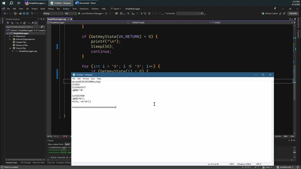 OSdev_'s tweet card. Writing a Simple Key Logger