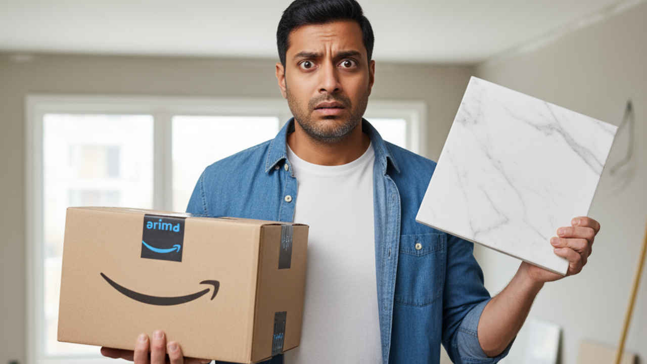 digitindia's tweet card. Amazon delivery scam: Bengaluru techie orders Rs 1.87 lakh Samsung Galaxy Z Fold 7 on Amazon, gets a tile instead. Here’s what happened