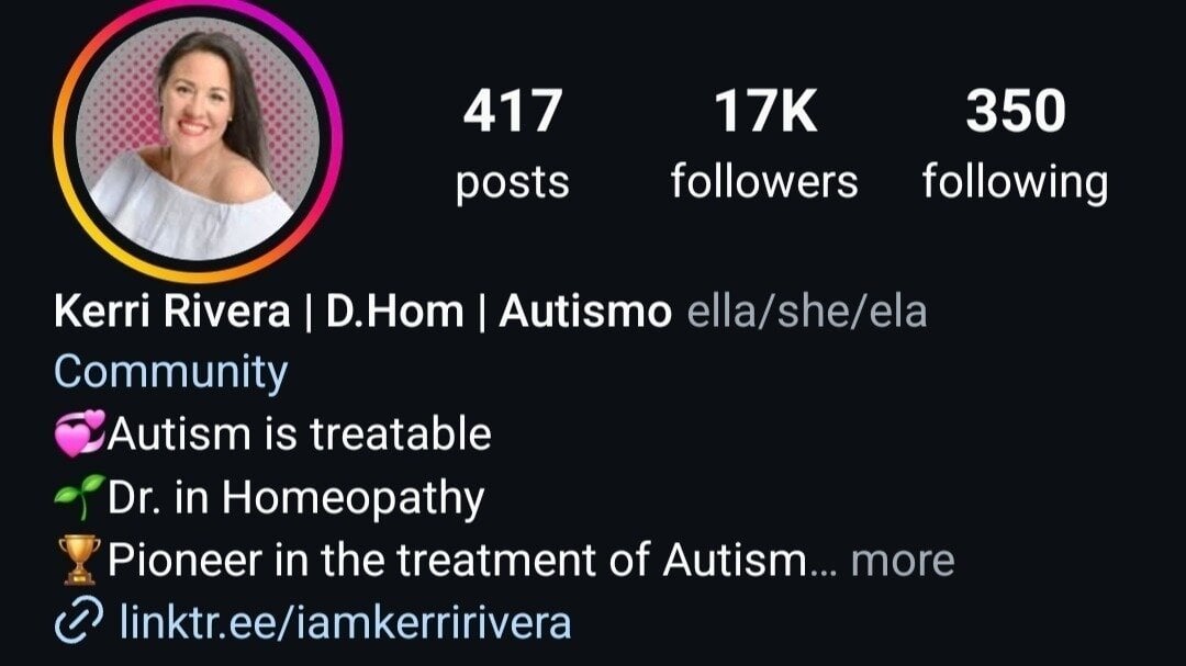 Benjamin__Read's tweet card. Stop Instagram Platforming Chlorine Dioxide Enema Promoter Kerri Rivera.