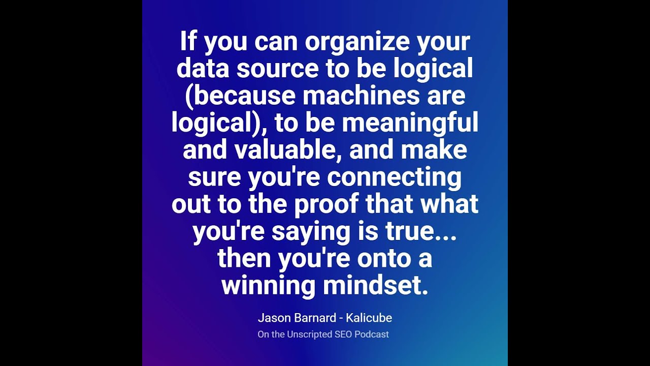 TeamKalicube's tweet card. Full Video Interview: Exploring Entity Optimization and AI with Jason...