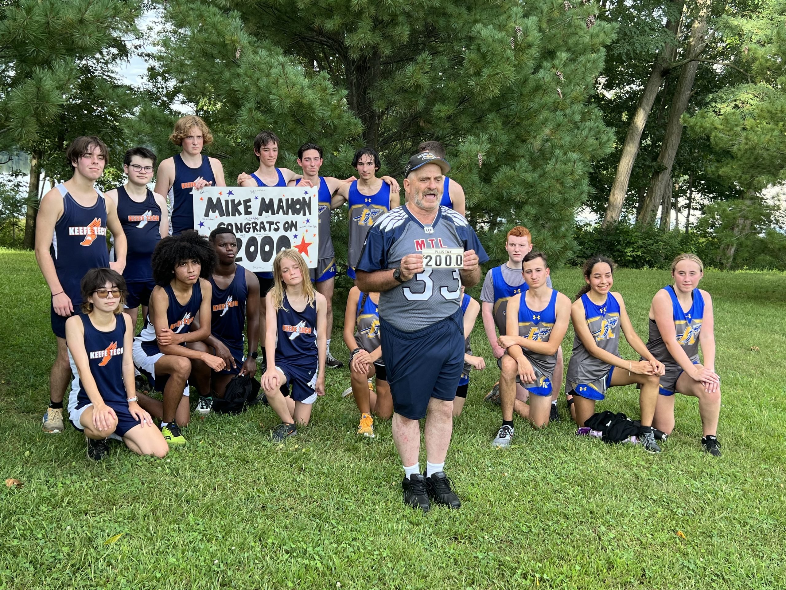 jgault13's tweet card. Mahon, 60, has been to more than 52 meets a year over 38 seasons and has no plans on slowing down. *MB: We've found our sport's greatest fan. Mike Mahon just attended his 2,000 cross country meet.