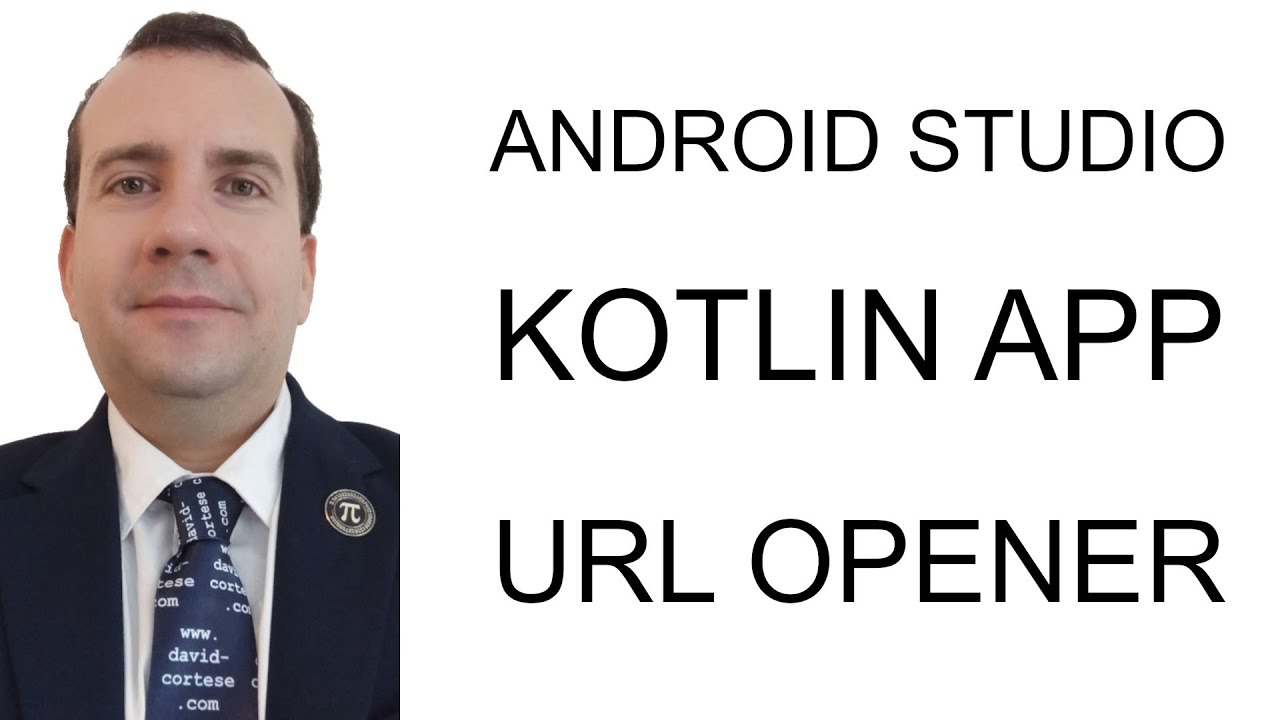 David_Cortese_'s tweet card. ANDROID STUDIO - KOTLIN APP - URL OPENER