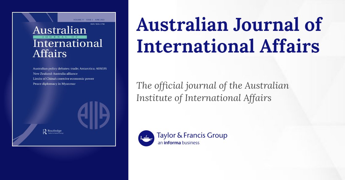 BuchananLiz's tweet card. Australian International Relations (IR) has grown dramatically in recent years, but more importantly, it has internationalised and diversified. Australian scholars areleading voices in many of the ...