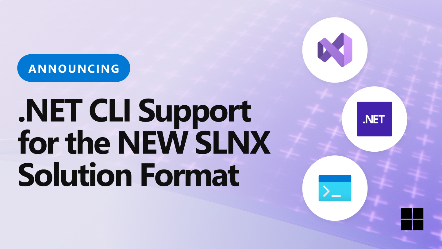 bc3tech's tweet card. Learn about the .NET CLI's ability to interact with the new XML-based solution file format.