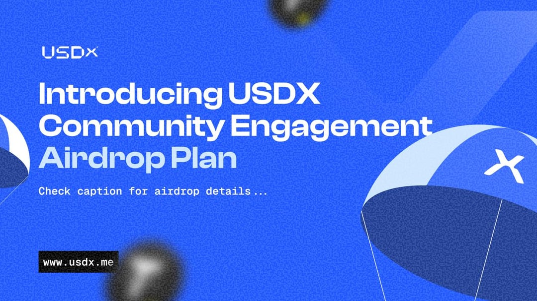 sambapedas805's tweet card. 🎯 USDX Community Sprint Airdrop Details | The Community Sprint Airdrop To thank our early community for their support and enthusiasm, USDX has officially launched the Community Sprint Airdrop—a...