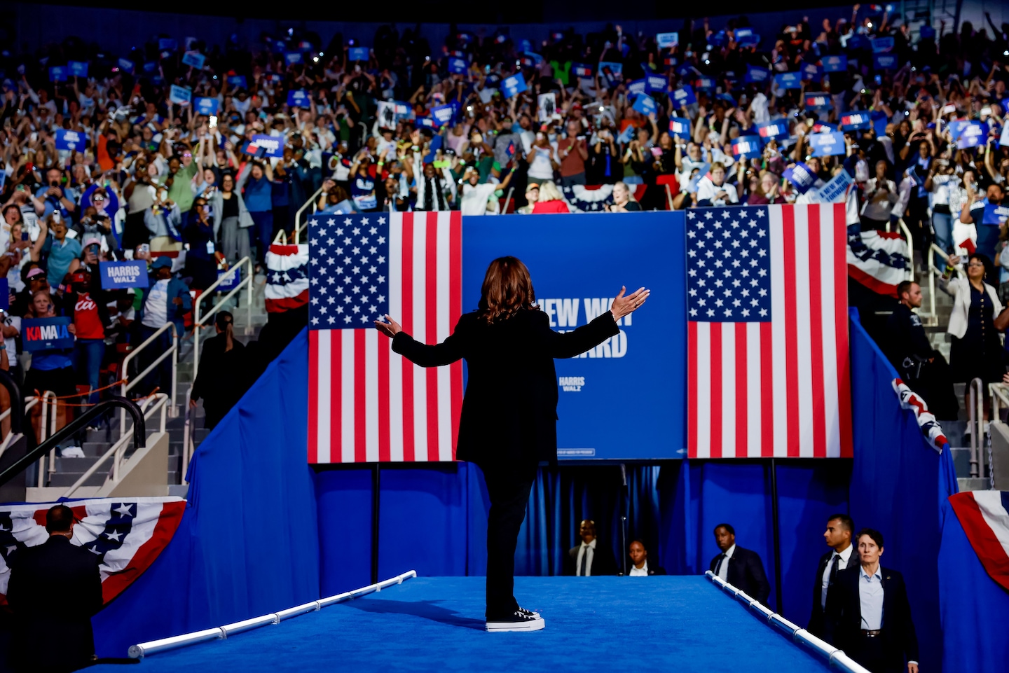 SC2WYO's tweet card. Harris inspires great energy and enthusiasm. But can voters trust her to be a moderate?