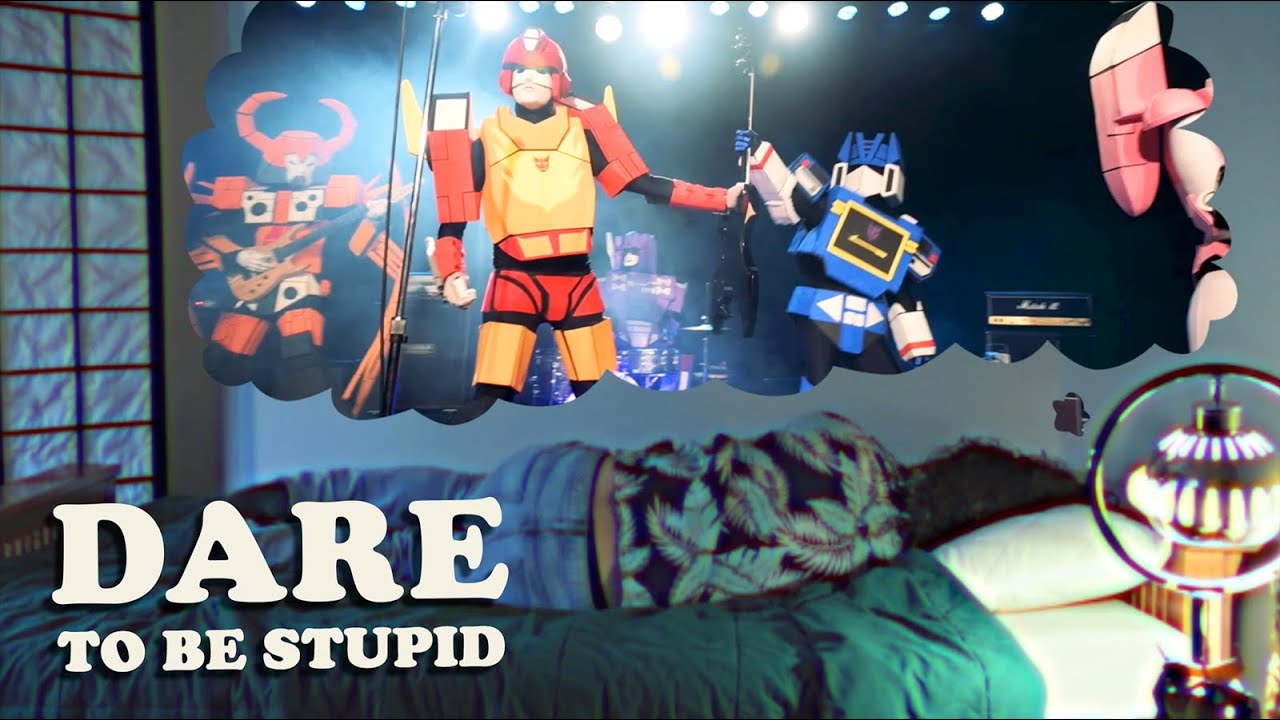 alyankovic's tweet card. Dare To Be Stupid - Cybertronic Spree