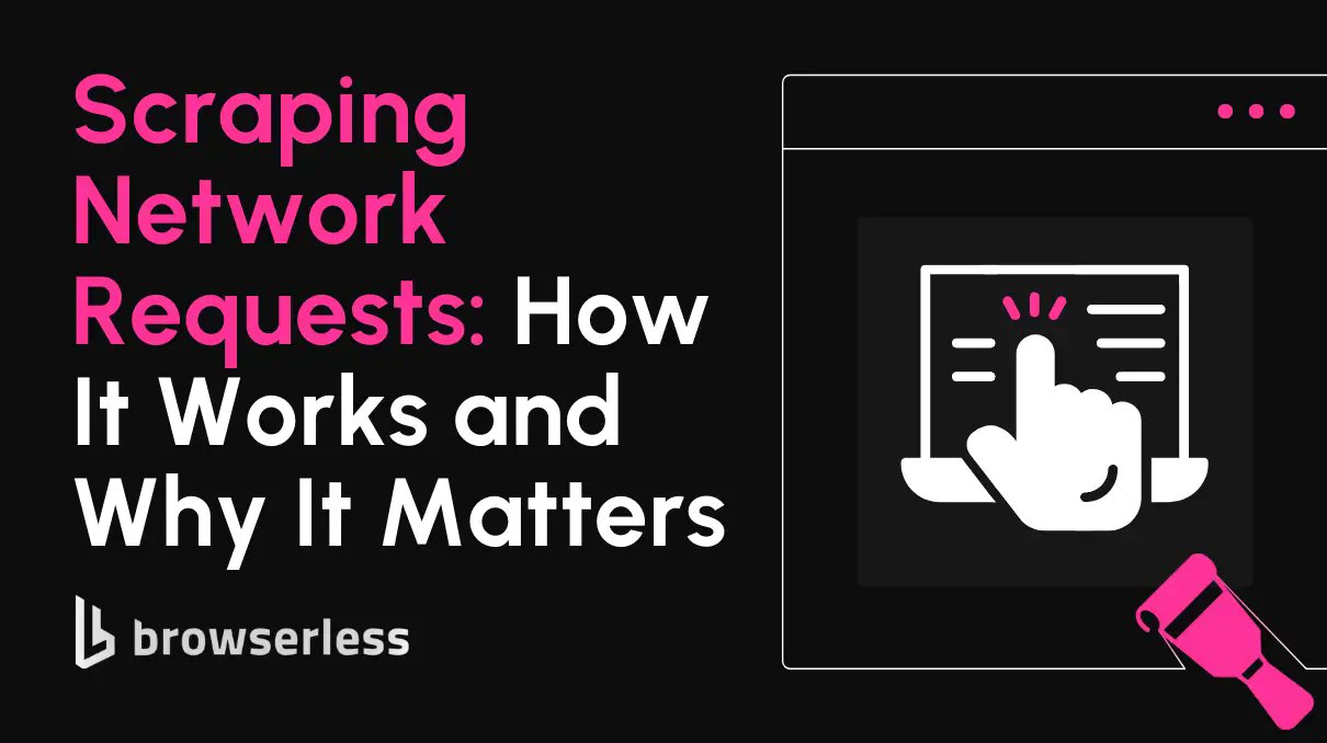 browserless's tweet card. Explore how intercepting network requests can improve web scraping. Includes requests and responses, dynamic content and avoid bot detection.