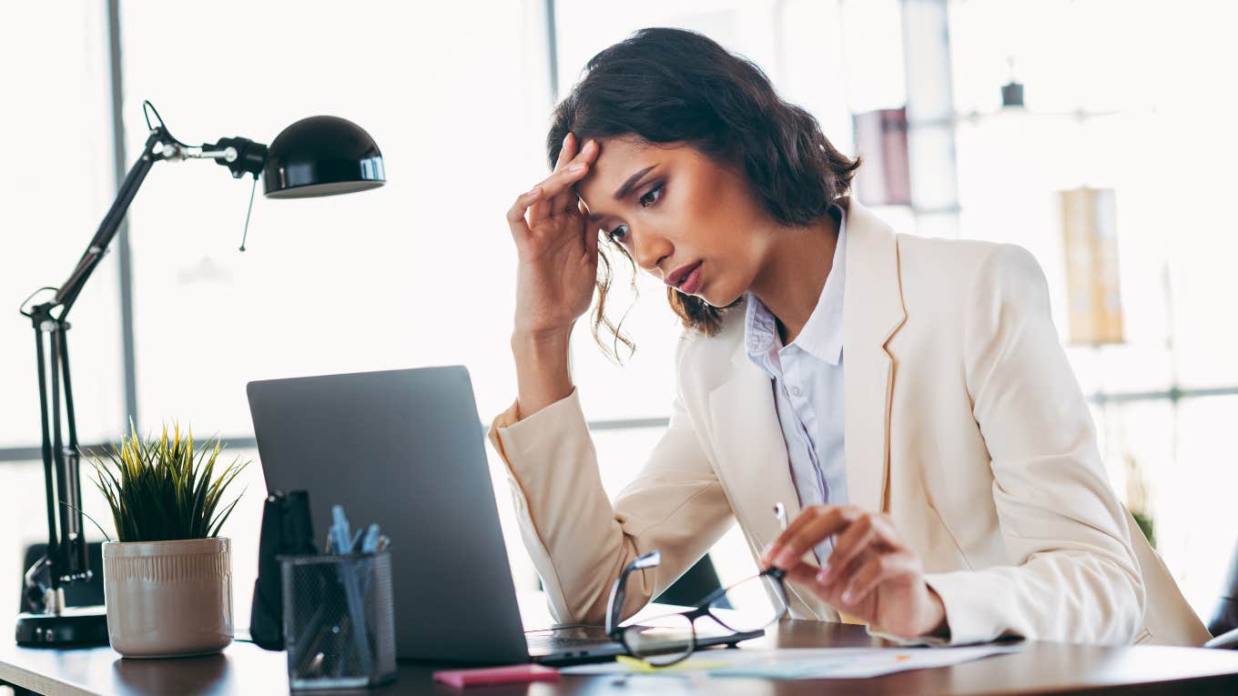 YourTango's tweet card. She found that trying to keep their personal and professional life separate was an issue.