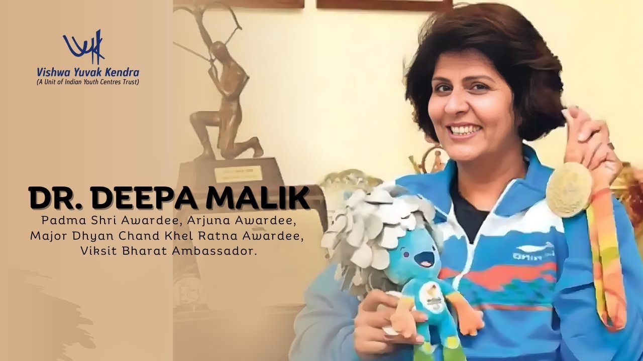 VYKIndia's tweet card. WED 2025 VYK | Dr. Deepa Malik’s Powerful Message for World Environ...
