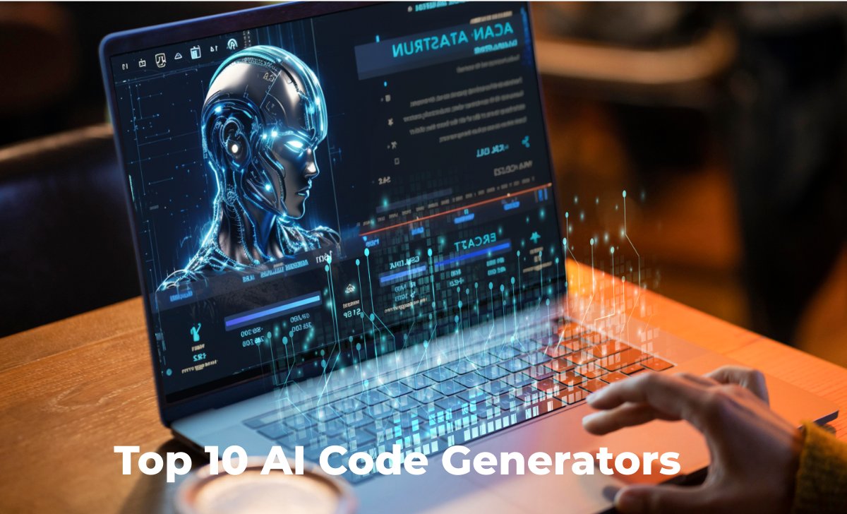 MrRamaAI's tweet card. Discover the top 10 AI code generator tools to enhance your programming skills and streamline your development process. Start Exploring Now!