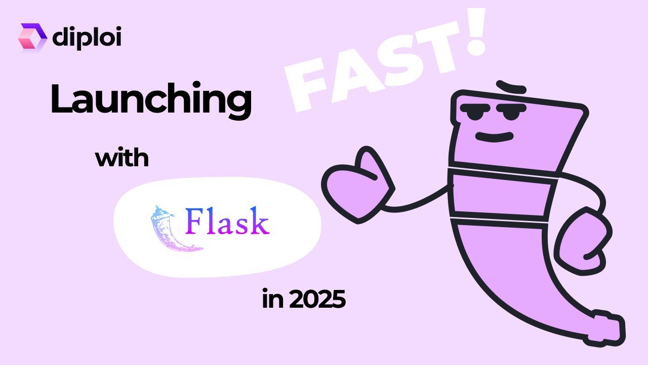 DiploiDev's tweet card. Build and deploy a Flask app on Diploi - step-by-step getting started
