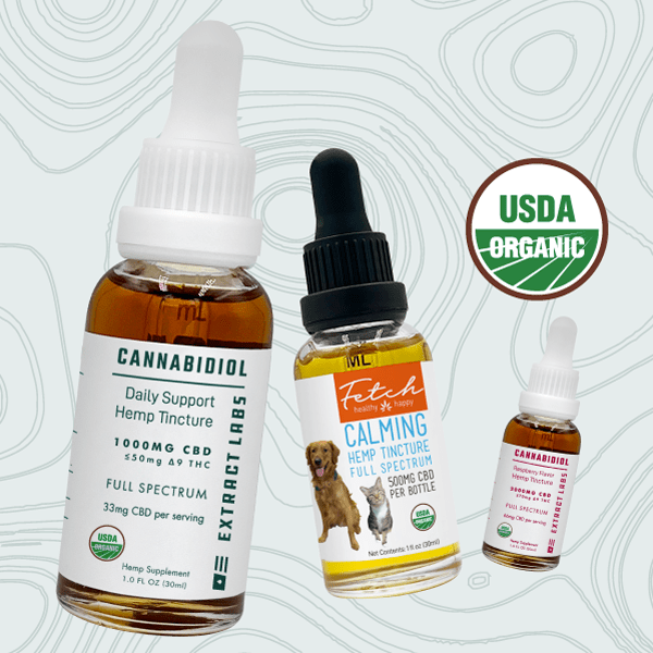 extractlabs's tweet card. We now offer our favorite CBD products in organic! We use the highest quality, certified organic ingredients in all of our organic CBD products.