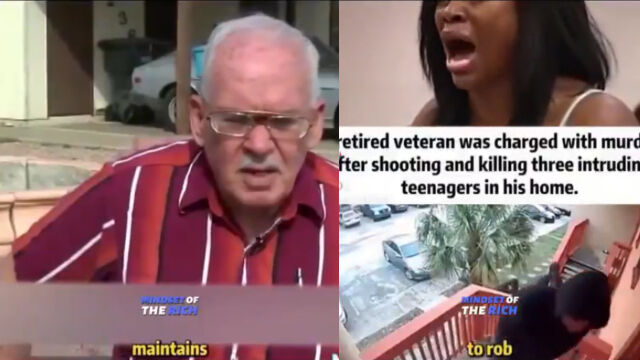 C_Simmo2's tweet card. In a story that’s got self-defense advocates cheering and the radical left fuming, a lone veteran in his home faced