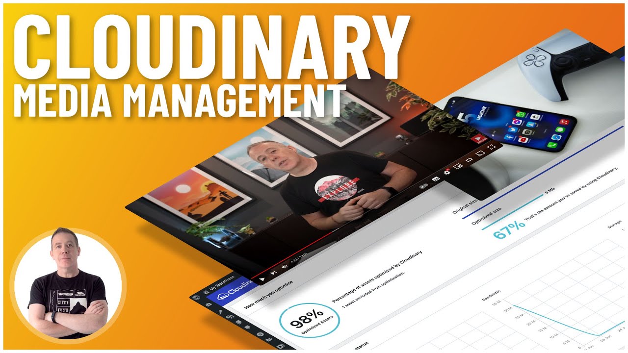 cloudinary's tweet card. Manage & Optimise Media | Powerful Digital Asset Management With...