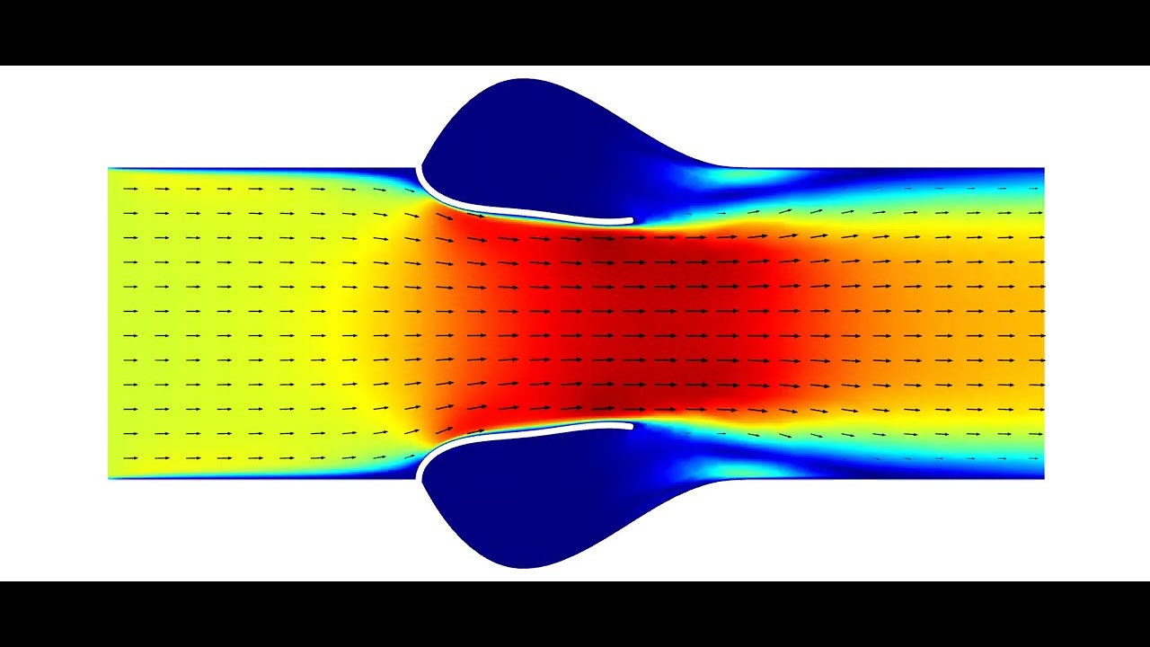 Hamed52127739's tweet card. 2D Fluid-Structure Interaction (FSI) Simulation of Aortic Valve /...