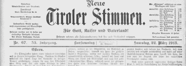 sandrastanisic8's tweet card. “The Extermination of the Albanians”. In 1913, the “Tiroler Stimmen” published an article titled “Die Ausrottung der Albaner” meaning “the extermination of…