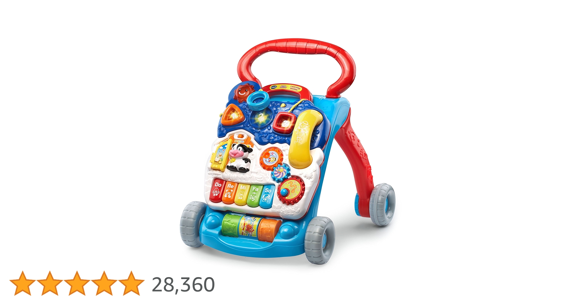 AllDealsInd's tweet card. From baby steps to big steps, the Sit-to-Stand Learning Walker by VTech helps your baby develop from a crawler to a walker through adaptive technology. With a barnyard of playful friends to cheer...