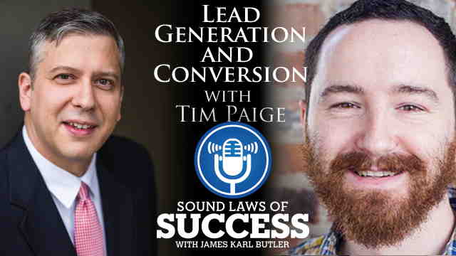 jameskbutler's tweet card. Lead Generation and Conversion with Tim Paige