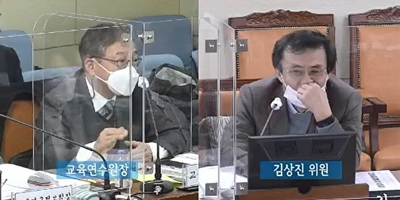 OhmyNews_Korea's tweet card. "개인적으로 성소수자에 대해 좋은 감정을 갖고 있지 않다. 성소수자로 인해 학교에서 일어나는 불미스러운 일이 없어야 90%의 정상적인 학생들이 보호받지 않겠느냐." 서울시의회 교육위 김상진 의원(더불어민주당)의