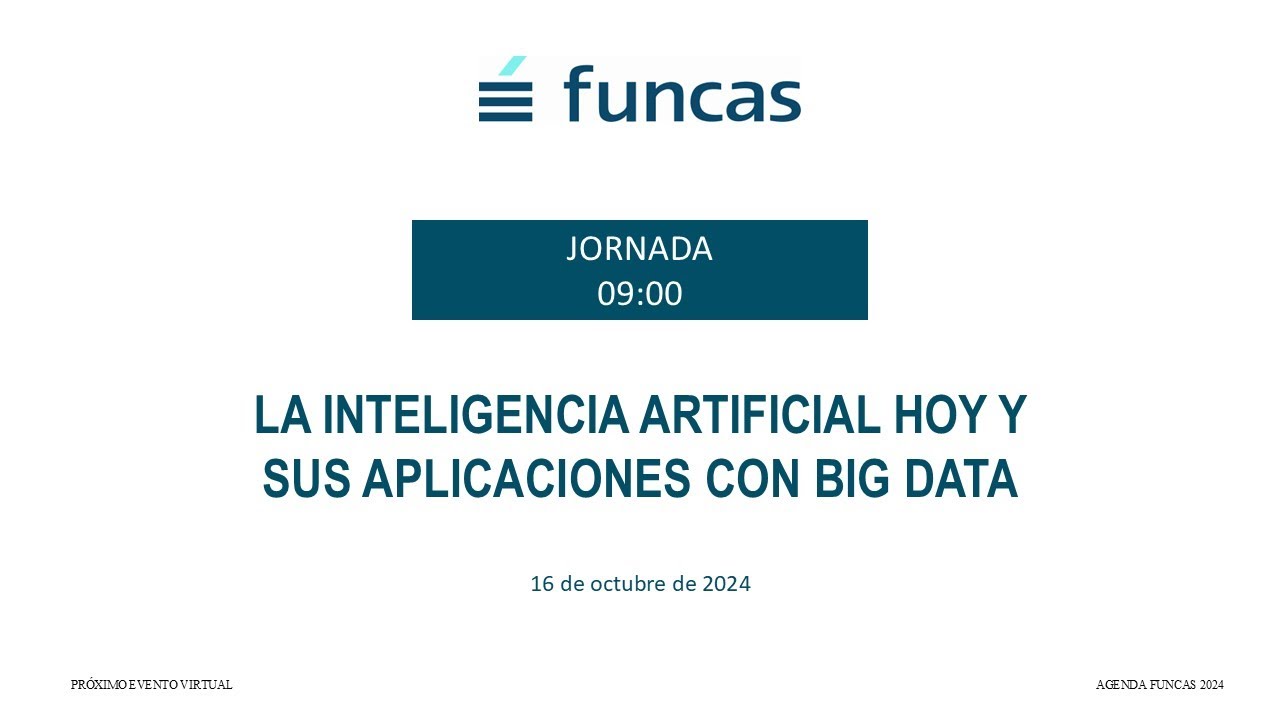 miguel_a_alonso's tweet card. LA INTELIGENCIA ARTIFICIAL HOY Y SUS APLICACIONES CON BIG DATA