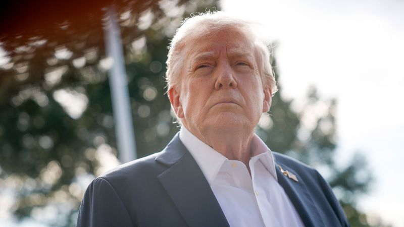 CNN's tweet card. President Donald Trump told reporters he expects other political opponents to be prosecuted after the indictment of former FBI Director James Comey.