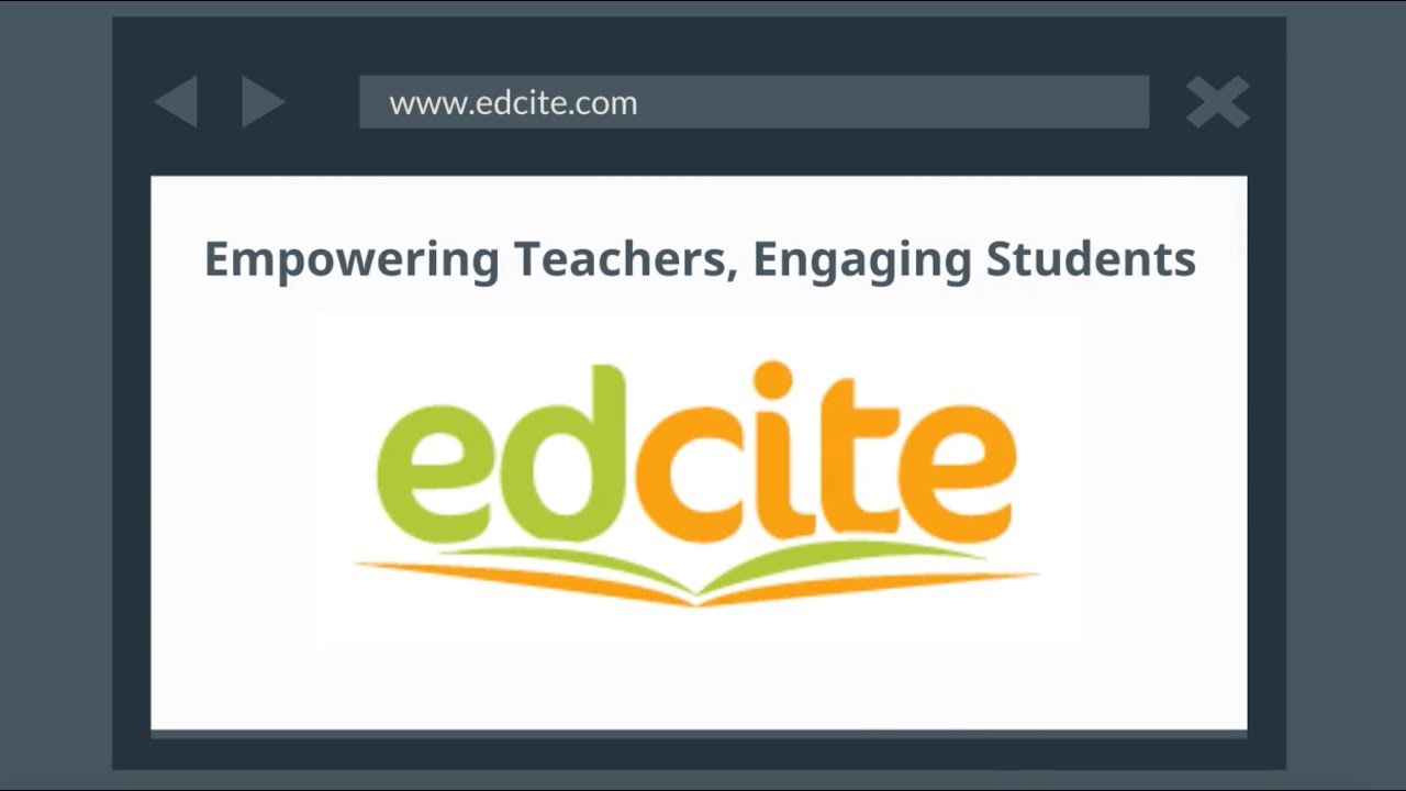 EdciteTeam's tweet card. Edcite Company Values