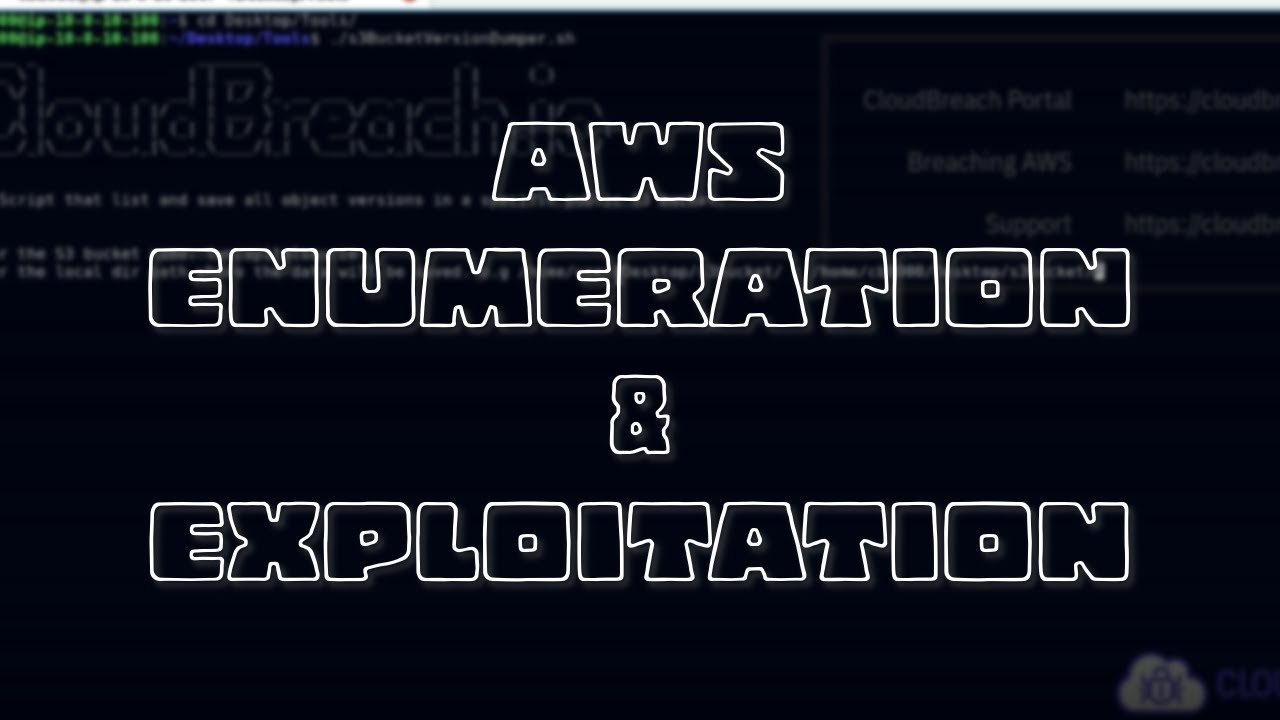 Cloud_Breach's tweet card. Breaching AWS - AWS Enumeration & Exploitation